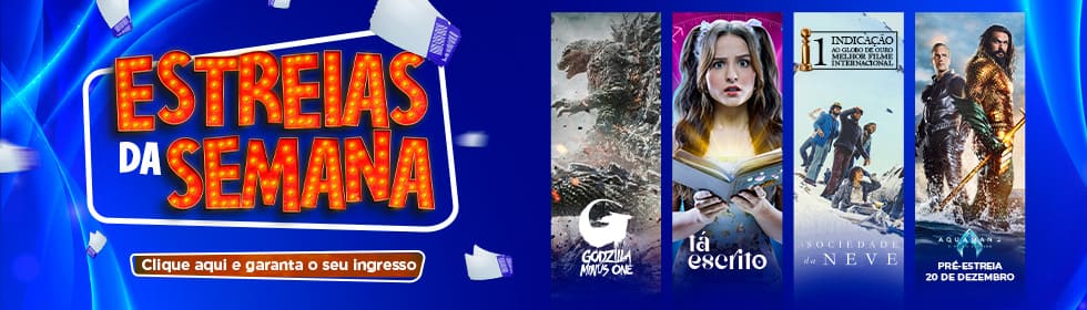 Três filmes em cartaz no Cine Globo neste final de semana